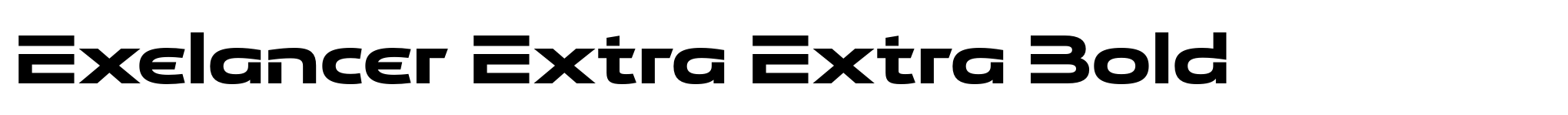 Exelancer Extra Extra Bold image